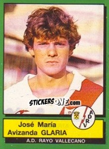 Cromo Jose Maria Avizanda Glaria - Liga Spagnola 1989-1990 - Panini