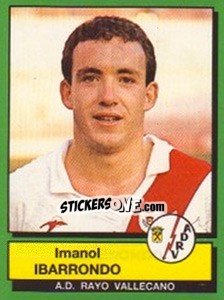 Sticker Imanoi Ibarrondo - Liga Spagnola 1989-1990 - Panini