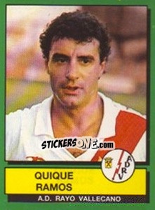 Cromo Quique Ramos - Liga Spagnola 1989-1990 - Panini