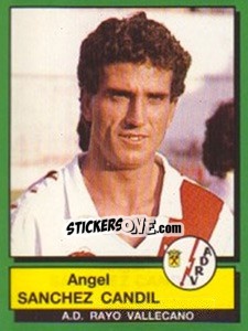 Cromo Angel Sanchez Candil - Liga Spagnola 1989-1990 - Panini