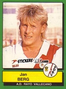 Sticker Jan Berg - Liga Spagnola 1989-1990 - Panini