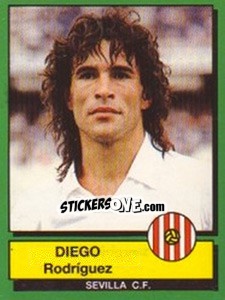 Sticker Diego Rodriguez - Liga Spagnola 1989-1990 n. 241 - Panini