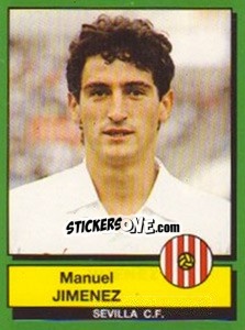 Sticker Manuel Jimenez - Liga Spagnola 1989-1990 n. 243 - Panini