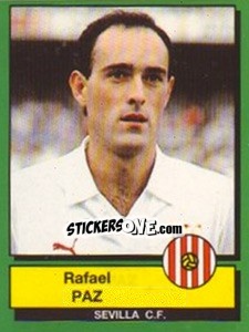 Cromo Rafael Paz - Liga Spagnola 1989-1990 - Panini
