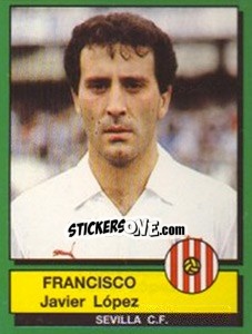 Sticker Francisco Javier Lopez - Liga Spagnola 1989-1990 n. 245 - Panini