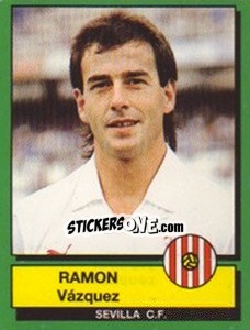 Cromo Ramon Vazquez - Liga Spagnola 1989-1990 - Panini