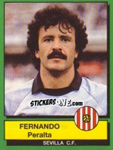 Cromo Fernando Peralta - Liga Spagnola 1989-1990 - Panini