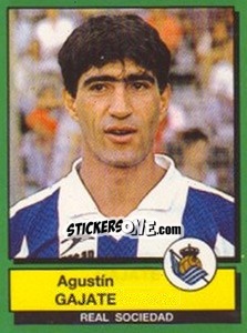 Figurina Agustin Gajate - Liga Spagnola 1989-1990 - Panini