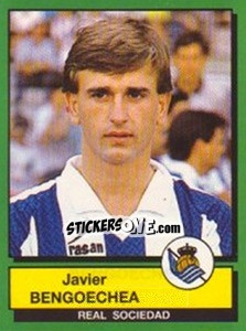 Figurina Javier Bengoechea - Liga Spagnola 1989-1990 n. 259 - Panini