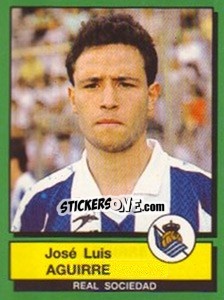 Sticker Jose Luis Aguirre - Liga Spagnola 1989-1990 n. 260 - Panini