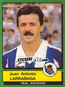 Cromo Juan Antonio Larranaga - Liga Spagnola 1989-1990 - Panini