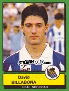 Sticker David Billabona - Liga Spagnola 1989-1990 - Panini