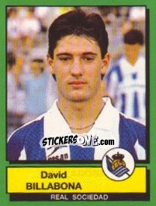 Figurina David Billabona - Liga Spagnola 1989-1990 - Panini