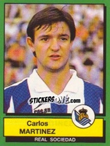 Cromo Carlos Martinez - Liga Spagnola 1989-1990 n. 266 - Panini