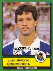 Sticker Juan Antonio Goicoechea - Liga Spagnola 1989-1990 n. 267 - Panini