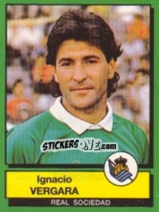 Sticker Ignacio Vergara - Liga Spagnola 1989-1990 - Panini