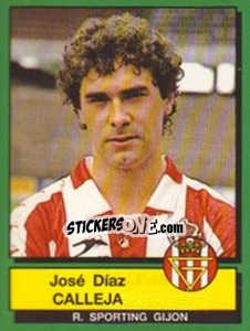 Cromo Jose Diaz Calleja - Liga Spagnola 1989-1990 - Panini