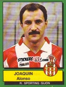 Sticker Joaquin Alonso - Liga Spagnola 1989-1990 n. 283 - Panini