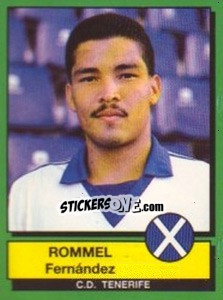 Cromo Rommel Fernandez - Liga Spagnola 1989-1990 - Panini
