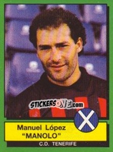 Cromo Manuel Lopez 