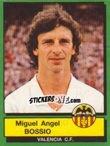 Cromo Miguel Angel Bossio - Liga Spagnola 1989-1990 - Panini