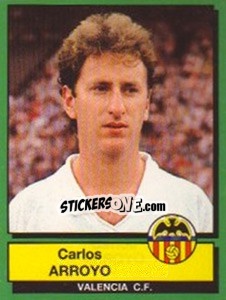 Cromo Carlos Arroyo - Liga Spagnola 1989-1990 - Panini