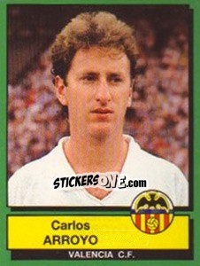 Sticker Carlos Arroyo - Liga Spagnola 1989-1990 n. 317 - Panini