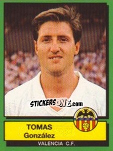 Sticker Tomas Gonzalez - Liga Spagnola 1989-1990 n. 319 - Panini
