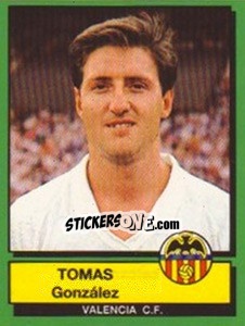 Cromo Tomas Gonzalez - Liga Spagnola 1989-1990 - Panini