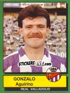 Sticker Gonzalo Aguirino - Liga Spagnola 1989-1990 n. 332 - Panini