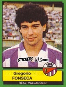 Figurina Gregorio Fonseca - Liga Spagnola 1989-1990 - Panini