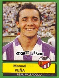Figurina Manuel Pena - Liga Spagnola 1989-1990 - Panini