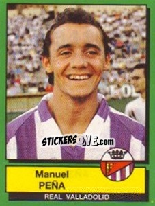 Sticker Manuel Pena - Liga Spagnola 1989-1990 n. 341 - Panini