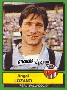 Sticker Angel Lozano - Liga Spagnola 1989-1990 n. 342 - Panini