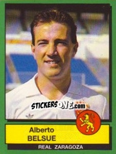 Sticker Alberto Belsue - Liga Spagnola 1989-1990 n. 349 - Panini
