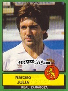Sticker Narciso Julia - Liga Spagnola 1989-1990 n. 351 - Panini