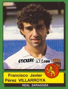 Cromo Francisco Javier Perez Villarroya - Liga Spagnola 1989-1990 - Panini