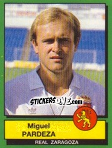 Sticker Miguel Pardeza - Liga Spagnola 1989-1990 n. 356 - Panini