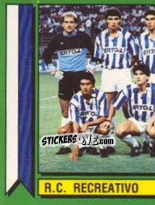 Figurina Equipo - Liga Spagnola 1989-1990 - Panini