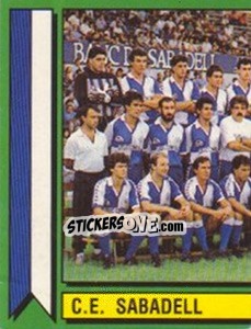 Figurina Equipo - Liga Spagnola 1989-1990 - Panini