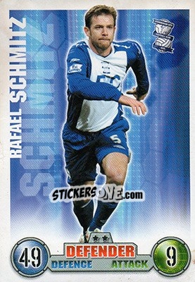 Sticker Rafael Schmitz - English Premier League 2007-2008. Match Attax Extra - Topps