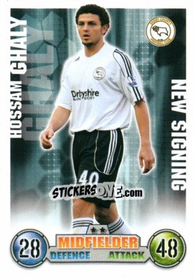 Sticker Hossam Ghaly - English Premier League 2007-2008. Match Attax Extra n. 26 - Topps