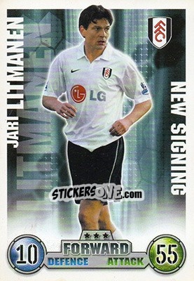 Sticker Jari Litmanen - English Premier League 2007-2008. Match Attax Extra n. 36 - Topps