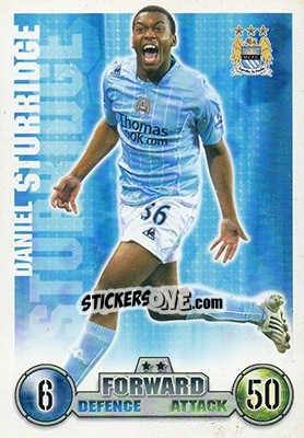 Sticker Daniel Sturridge - English Premier League 2007-2008. Match Attax Extra - Topps