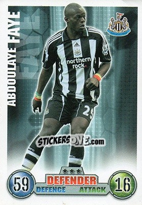 Figurina Abdoulaye Faye - English Premier League 2007-2008. Match Attax Extra - Topps
