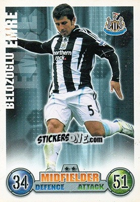 Sticker Belozoglu Emre - English Premier League 2007-2008. Match Attax Extra - Topps