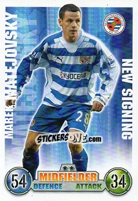 Sticker Marek Matejovsky - English Premier League 2007-2008. Match Attax Extra n. 62 - Topps