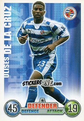 Sticker Ulises De La Cruz - English Premier League 2007-2008. Match Attax Extra - Topps