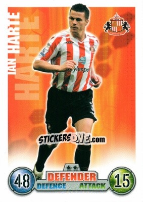 Cromo Ian Harte - English Premier League 2007-2008. Match Attax Extra - Topps