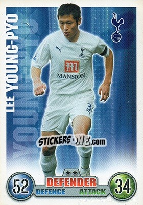 Sticker Lee Young-Pyo - English Premier League 2007-2008. Match Attax Extra n. 75 - Topps
